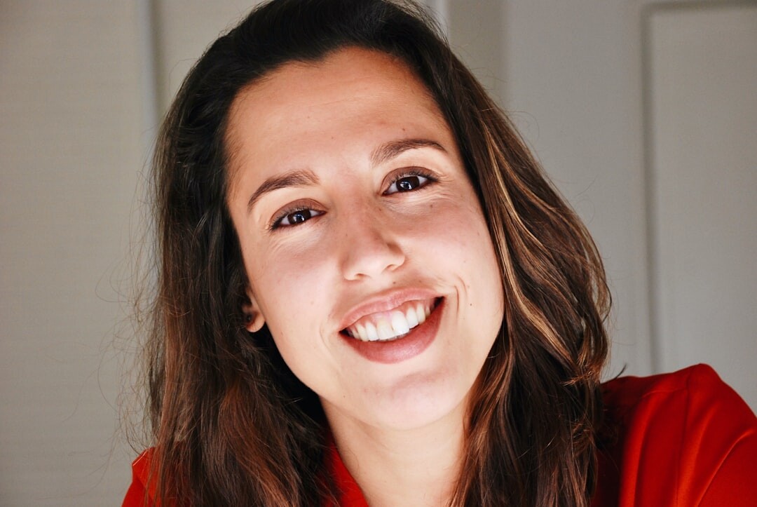 portrait of smiling actress