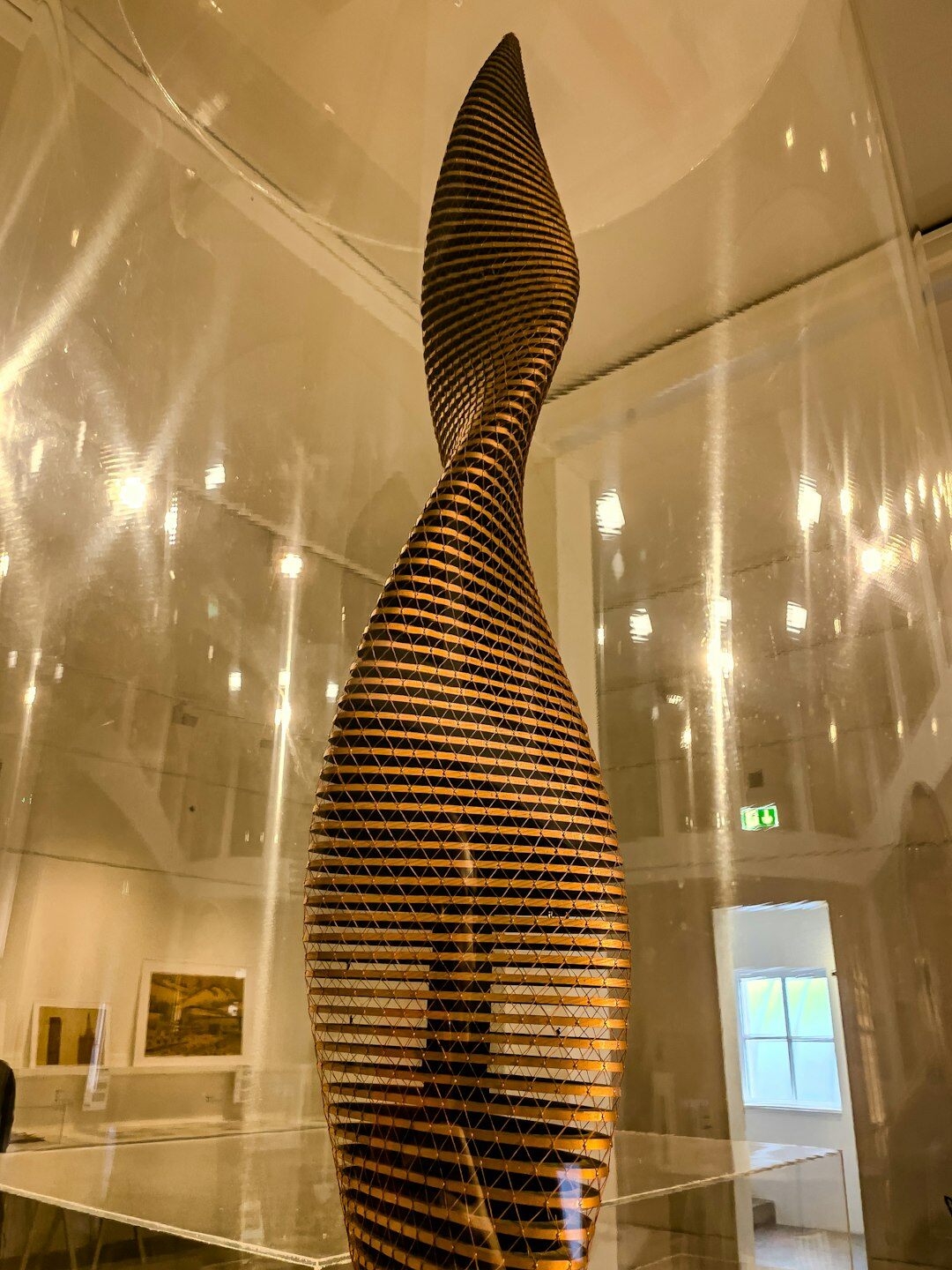 sculpture in art exhibit
