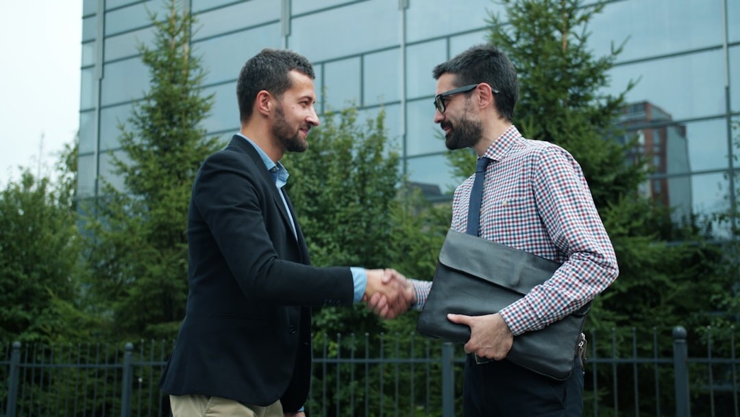 businessman shaking hands