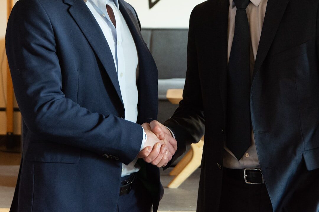 businessman shaking hands