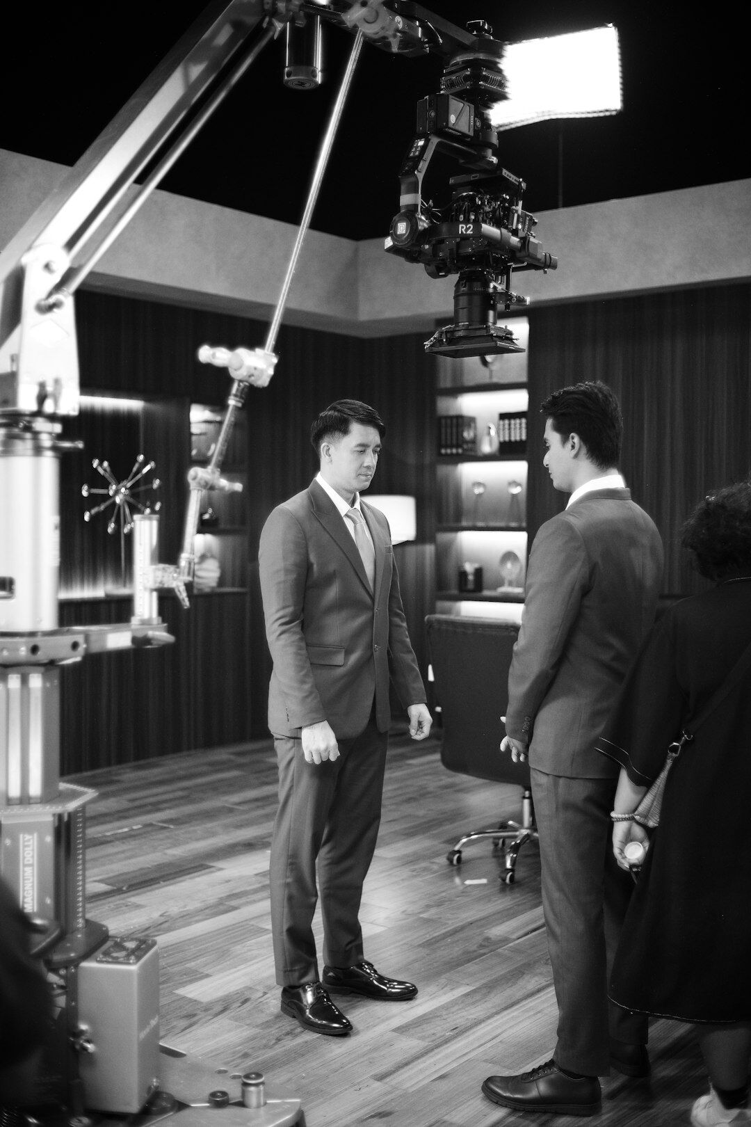tv star interview setup